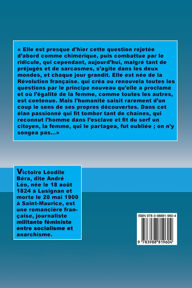 La Femme et les mœurs