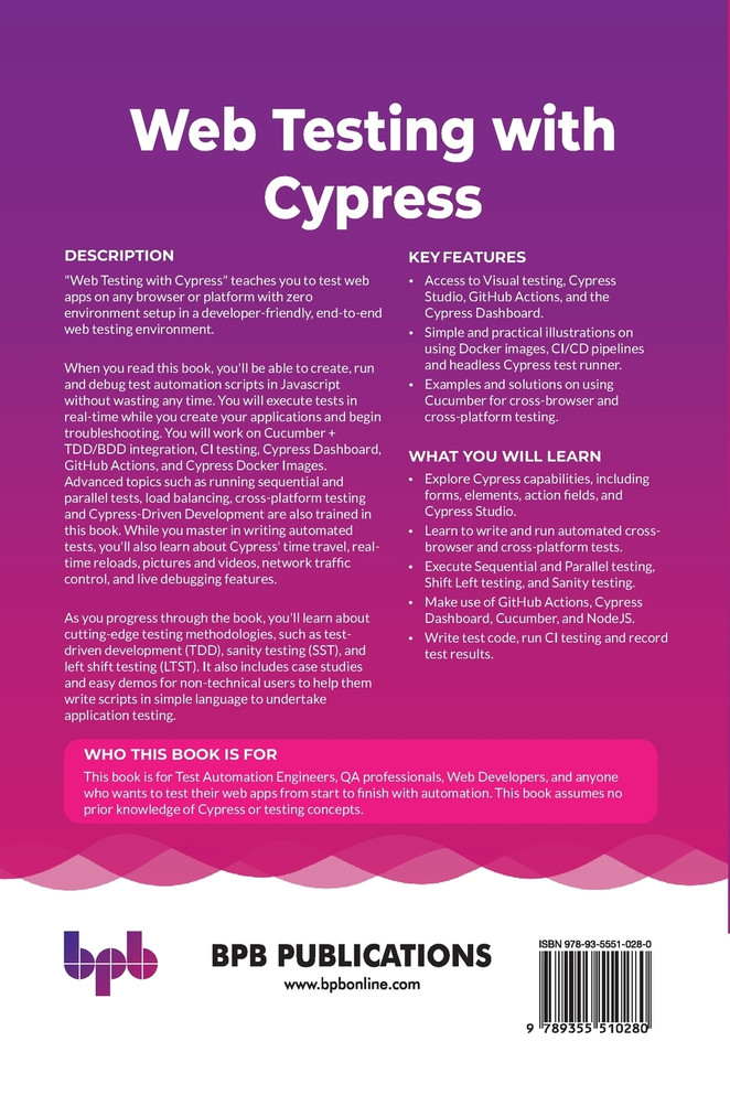 Web Testing with Cypress