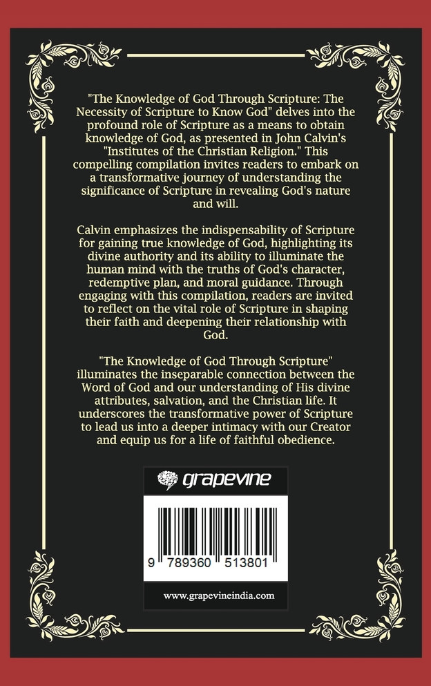 The Knowledge of God Through Scripture