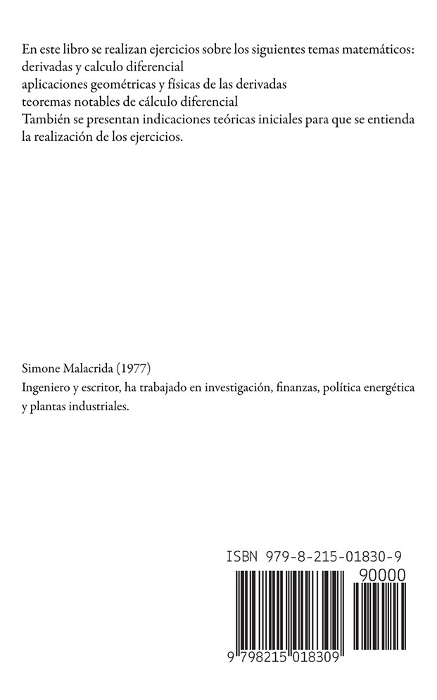 Ejercicios de Derivadas