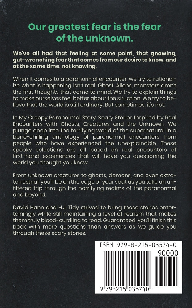 My Creepy Paranormal Story