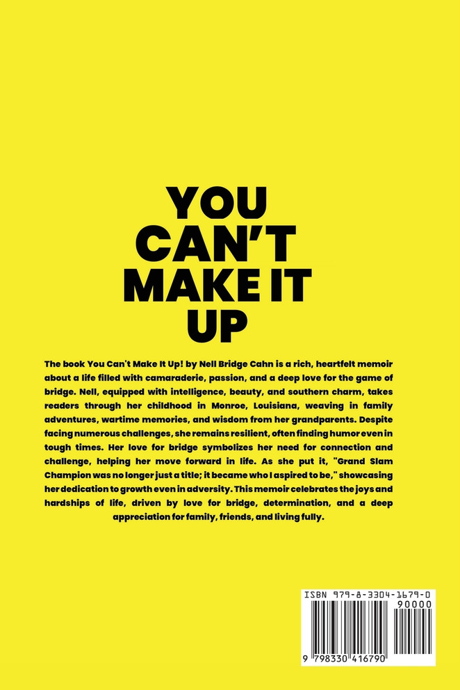 You Can't Make It Up