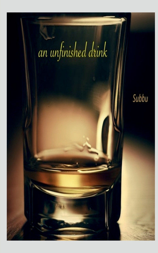 an unfinished drink