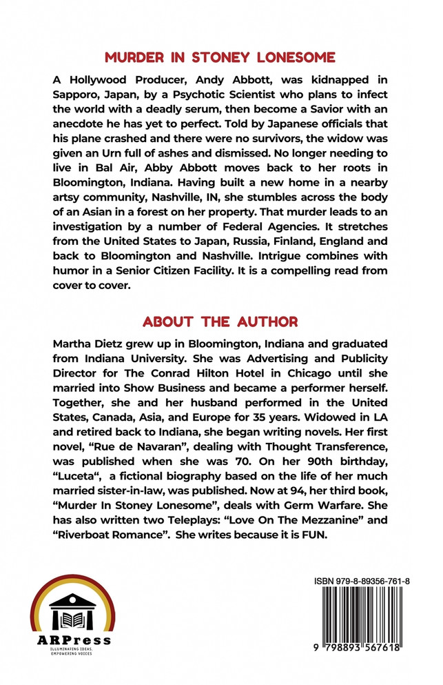 Murder In Stoney Lonesome