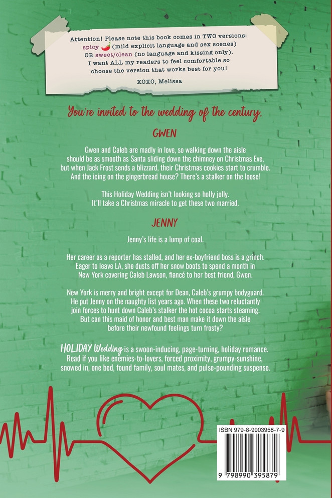 Holiday Wedding-a sweet holiday romance with suspense