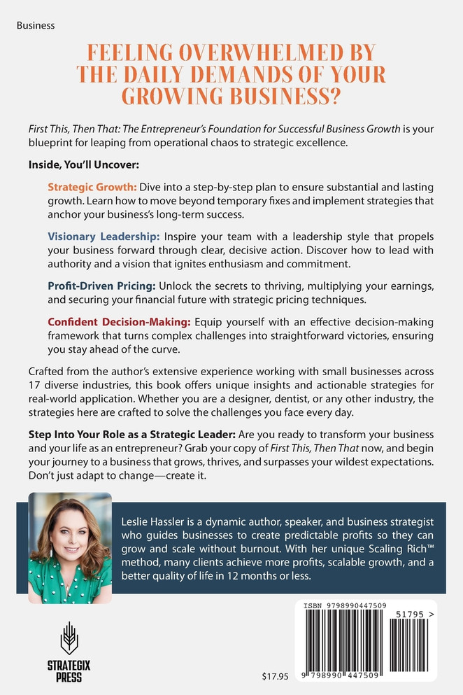 First This, Then That