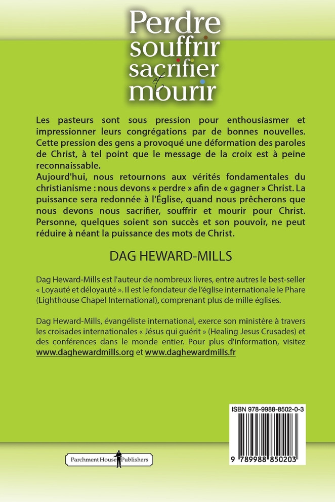 Perdre, souffrir, sacrifier et mourir