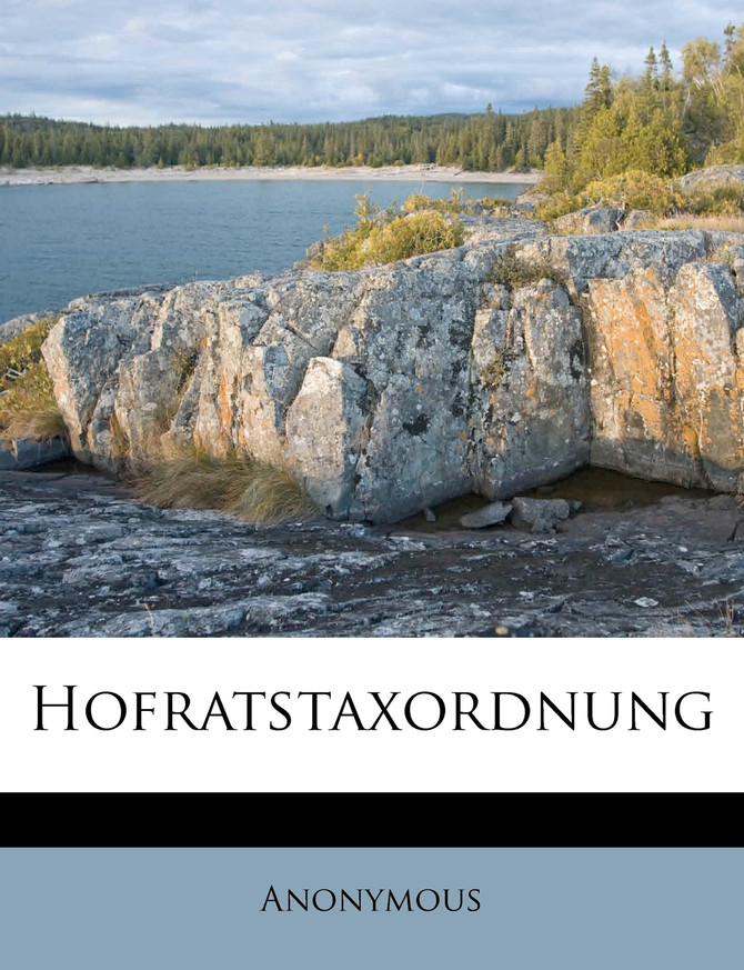 Hofratstaxordnung