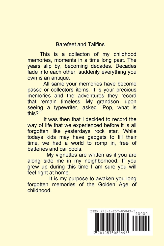 Barefeet and Tailfins Growing Up In The 1950s