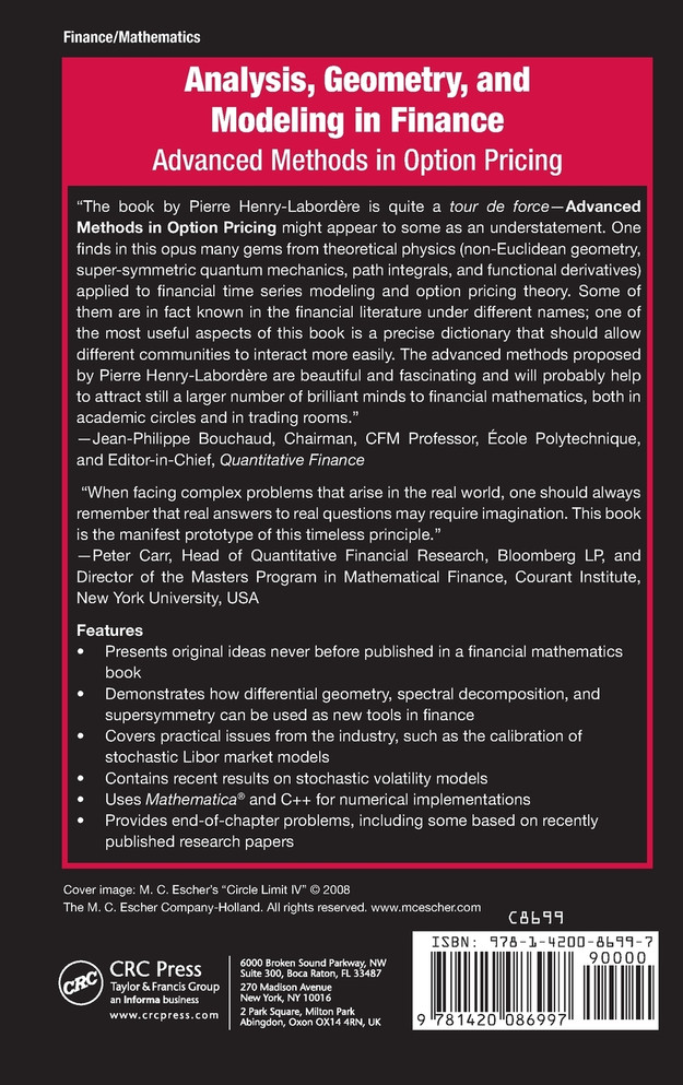 Analysis, Geometry, and Modeling in Finance