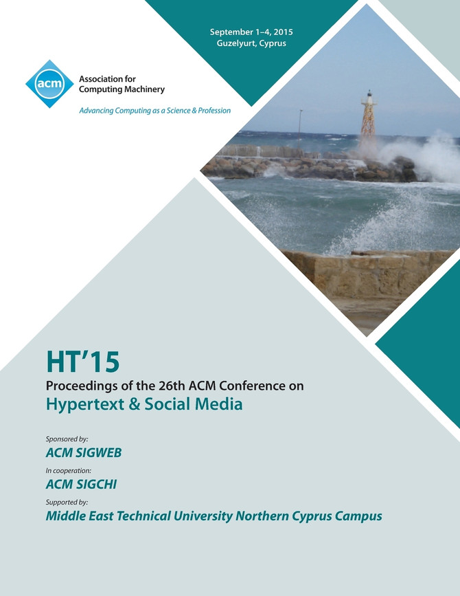 HT 15 26th ACM Conference on Hypertext and Social Media
