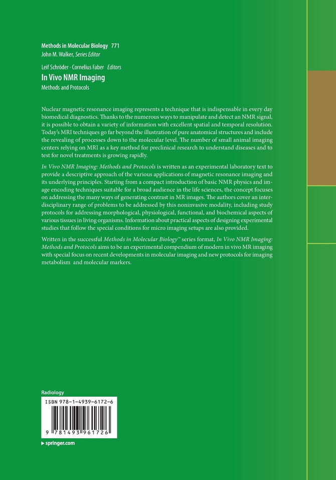 In vivo NMR Imaging