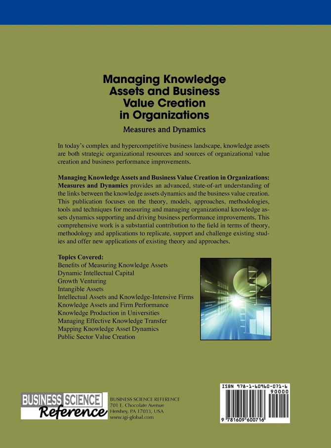 Managing Knowledge Assets and Business Value Creation in Organizations