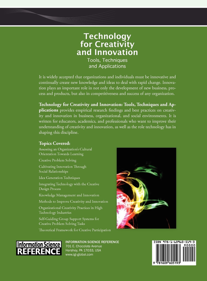 Technology for Creativity and Innovation