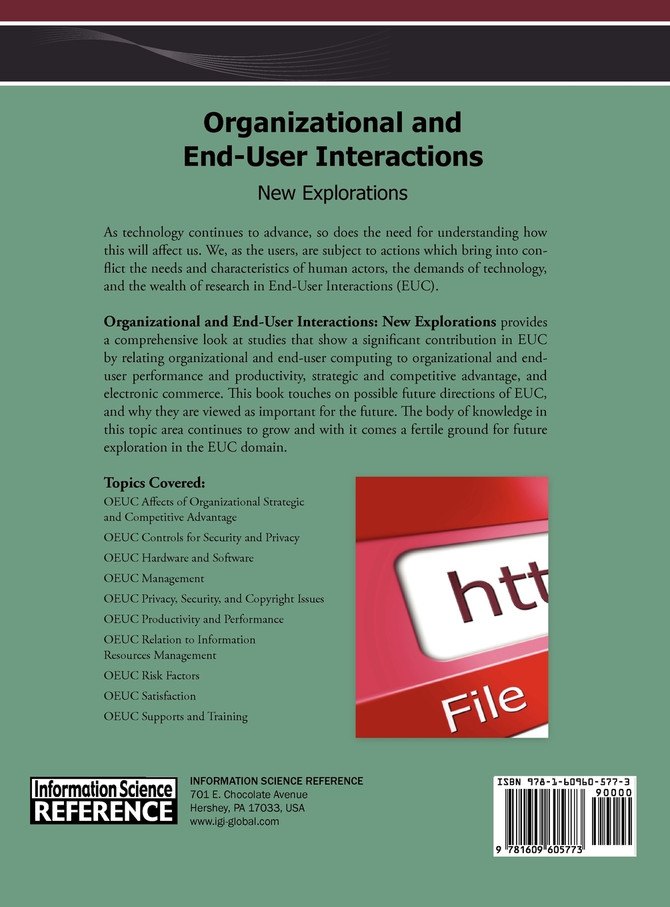 Organizational and End-User Interactions