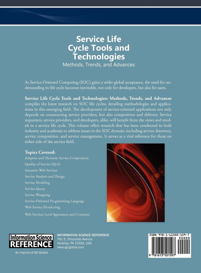 Service Life Cycle Tools and Technologies