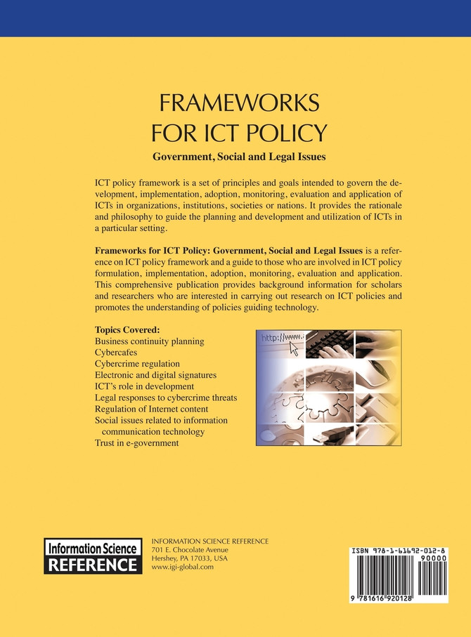 Frameworks for ICT Policy