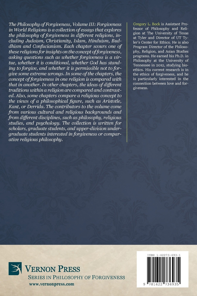 Philosophy of Forgiveness