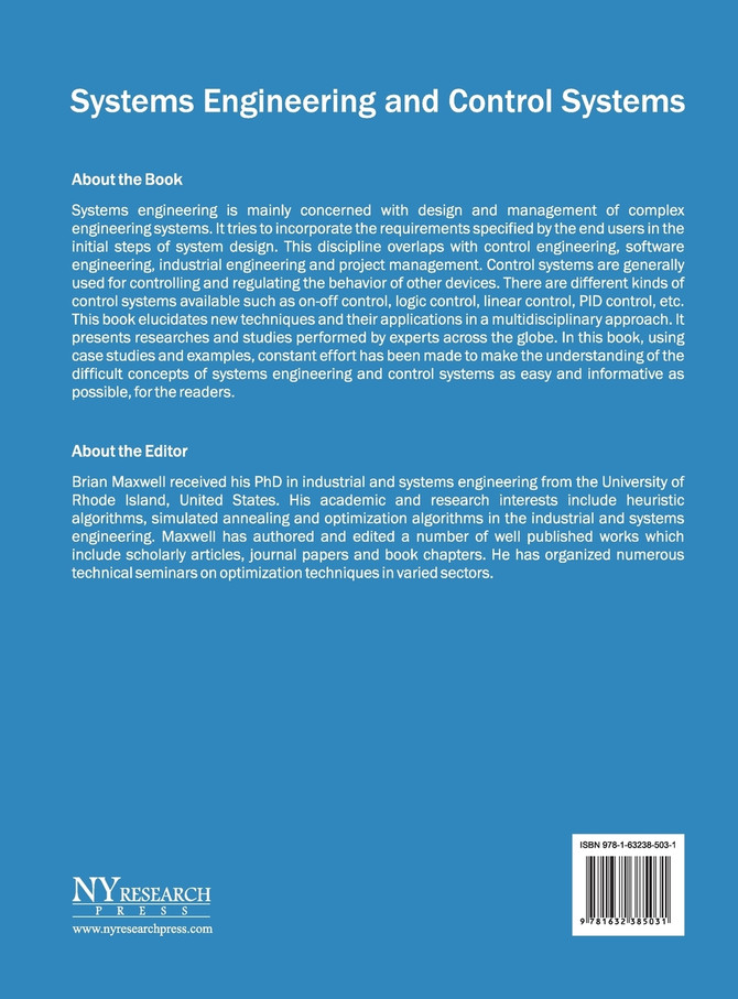 Systems Engineering and Control Systems