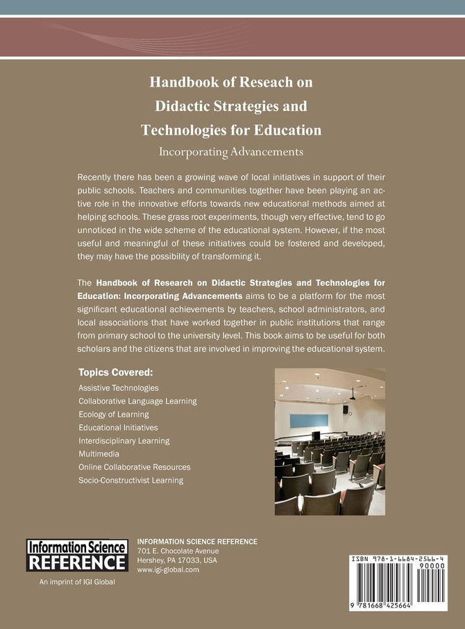 Handbook of Research on Didactic Strategies and Technologies for Education