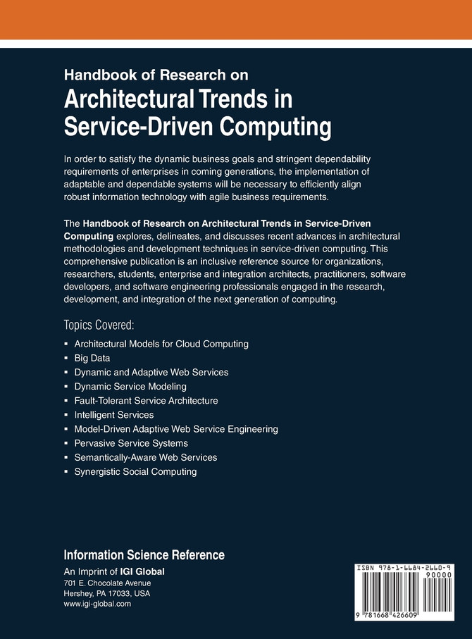 Handbook of Research on Architectural Trends in Service-Driven Computing Vol 2