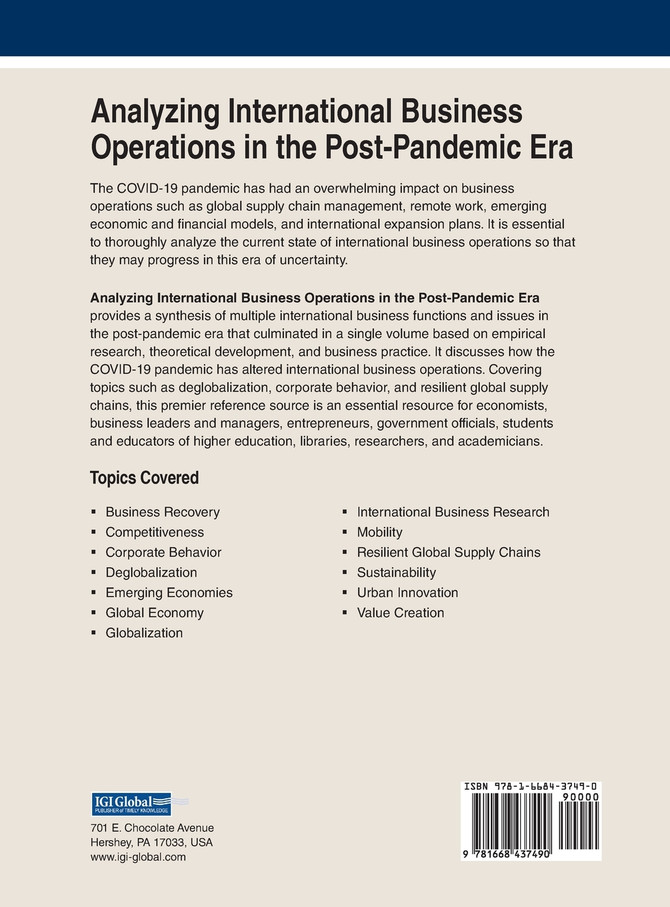 Analyzing International Business Operations in the Post-Pandemic Era