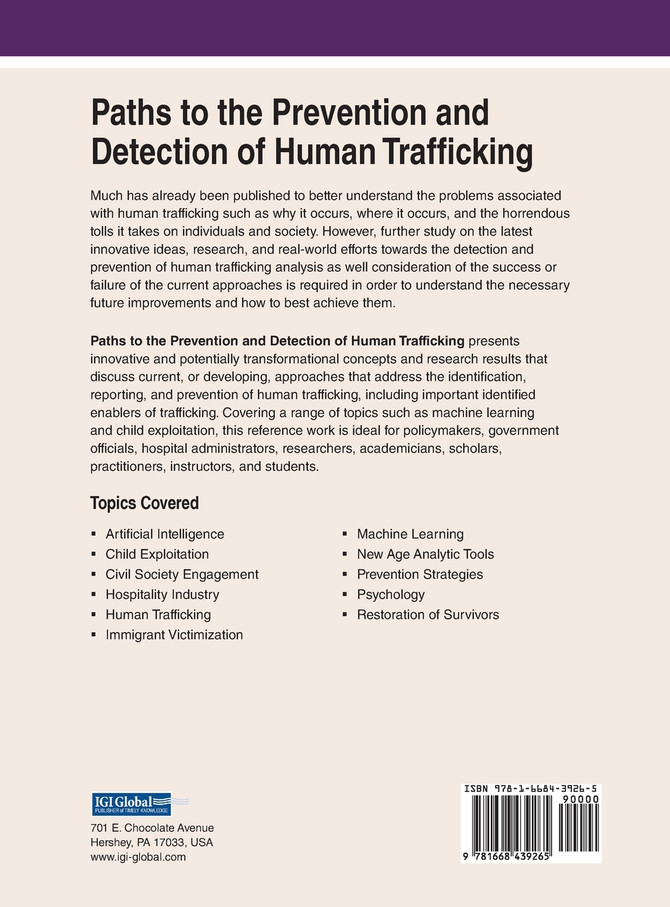 Paths to the Prevention and Detection of Human Trafficking