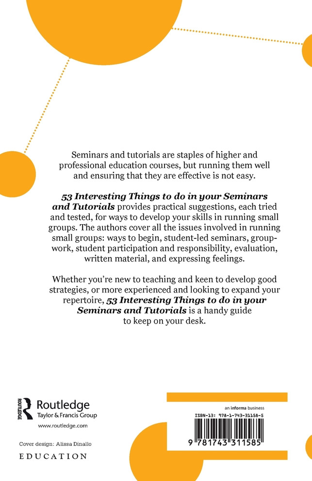 53 Interesting Things to do in your Seminars and Tutorials