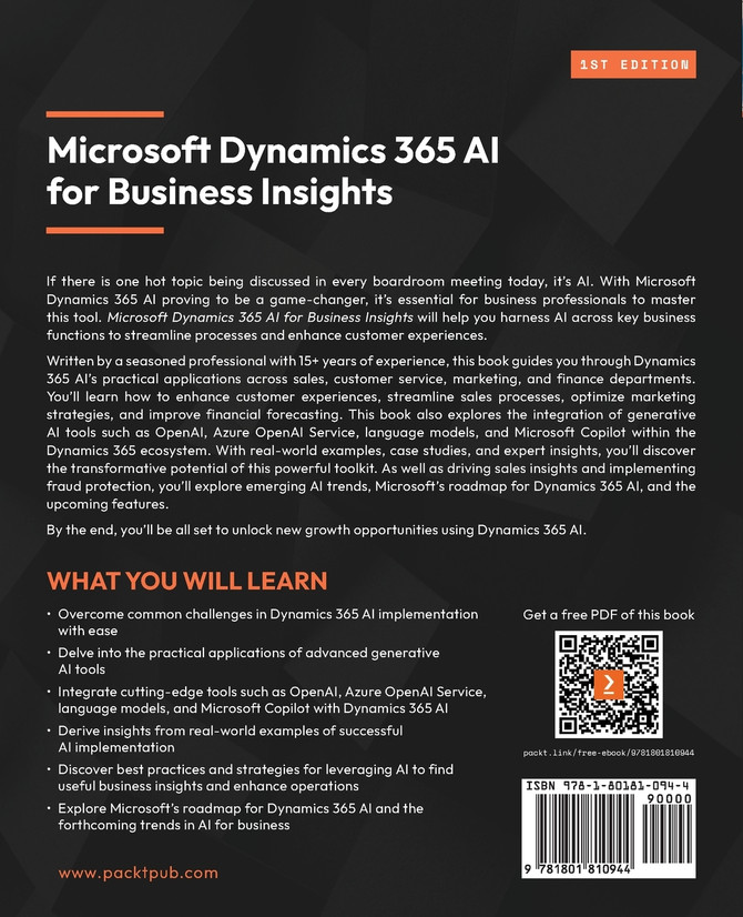 Microsoft Dynamics 365 AI for Business Insights