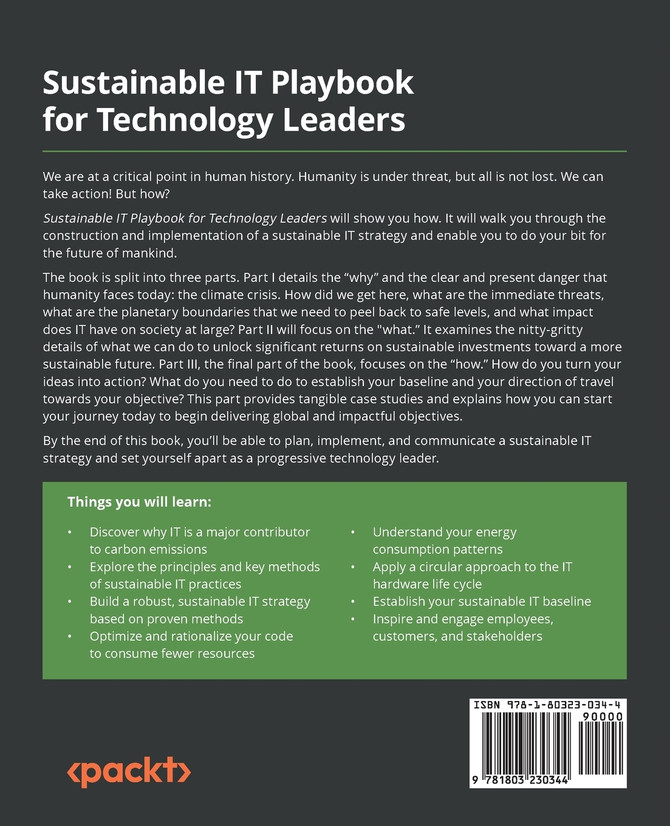 Sustainable IT Playbook for Technology Leaders