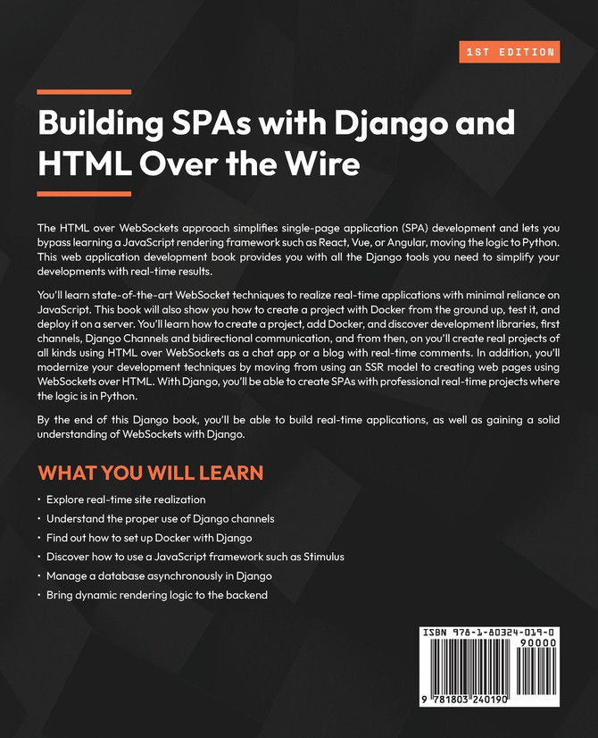 Building SPAs with Django and HTML Over the Wire