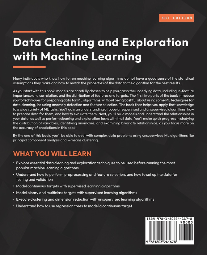 Data Cleaning and Exploration with Machine Learning