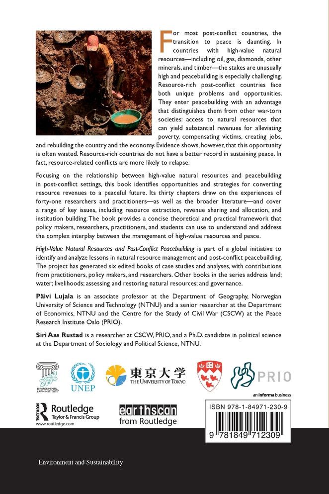 High-Value Natural Resources and Post-Conflict Peacebuilding