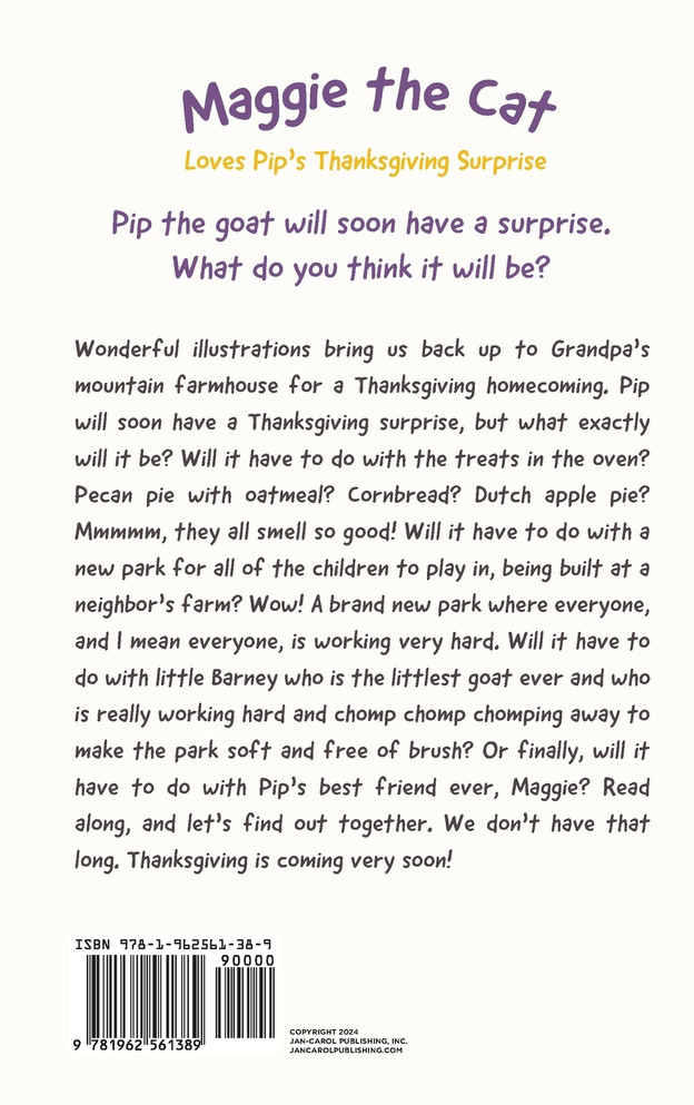 Maggie the Cat Loves Pip's Thanksgiving Surprise