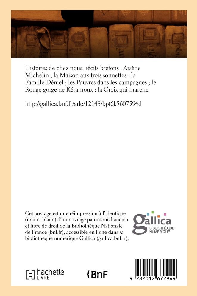 Histoires de chez nous, récits bretons