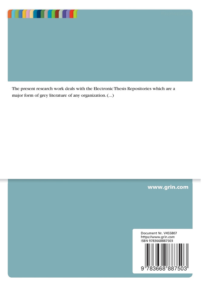 E-thesis repositories in the world