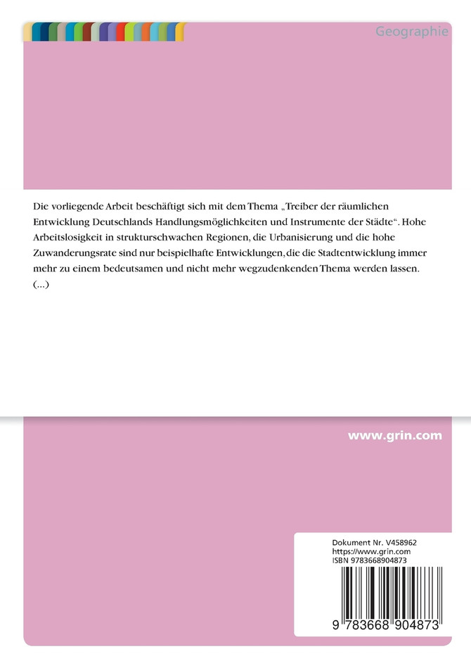 Trends der räumlichen Entwicklung Deutschlands