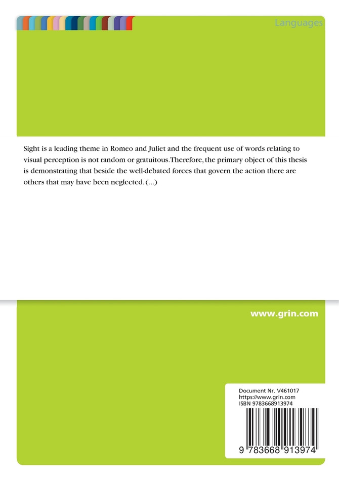 An Insight into the Role of Visual Perception in Romeo and Juliet