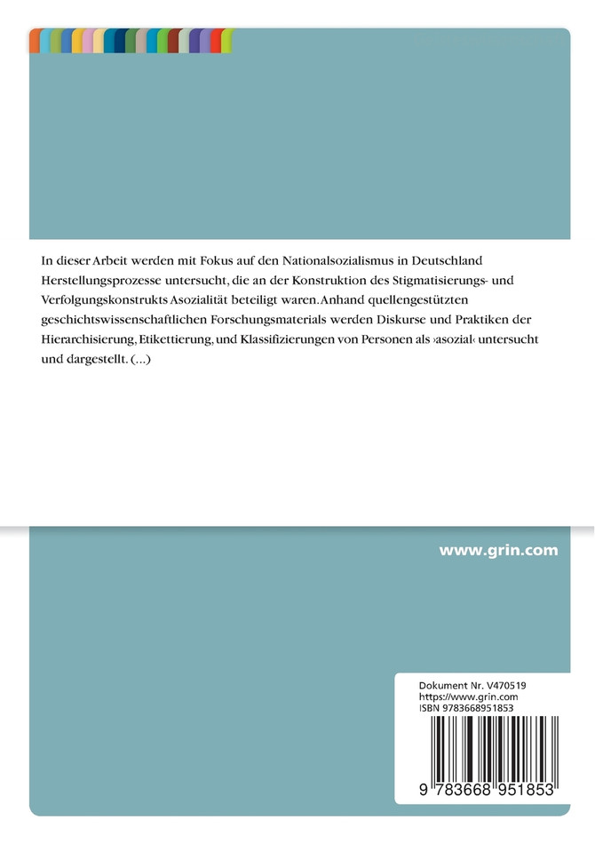 Konstruktionen von "Asozialität" und die sozialen Folgen