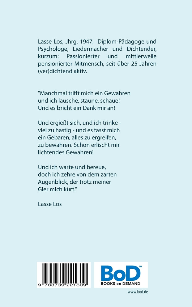 Im Staunen bin ich frei gesetzt