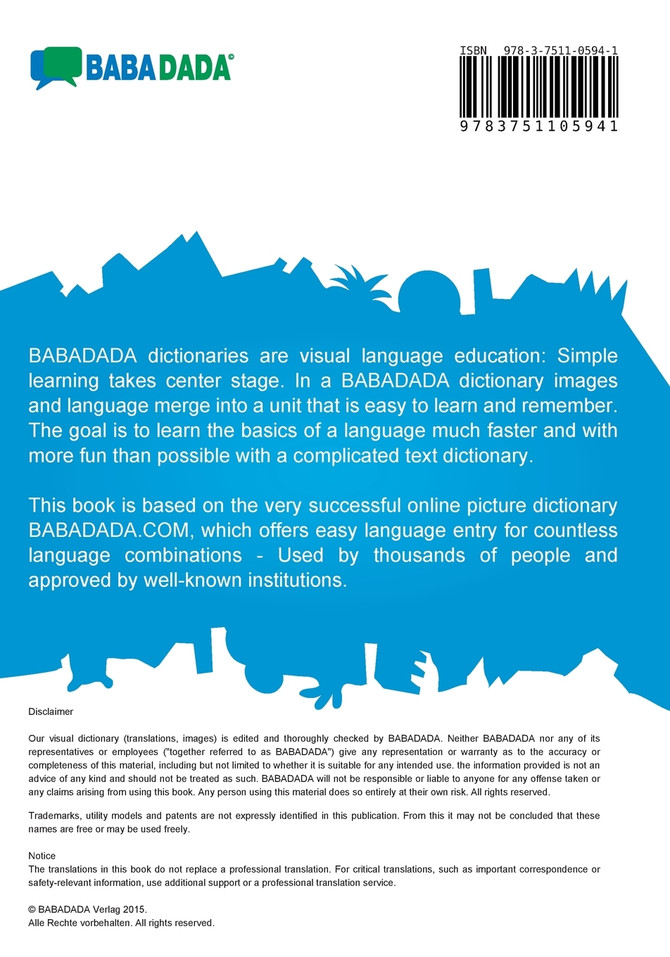 BABADADA, Arabic (in arabic script) - Sindhi (in perso-arabic script), visual dictionary (in arabic script) - visual dictionary (in perso-arabic script)
