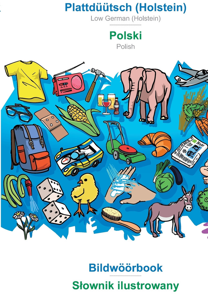 BABADADA, Plattdüütsch (Holstein) - Polski, Bildwöörbook - Słownik ilustrowany