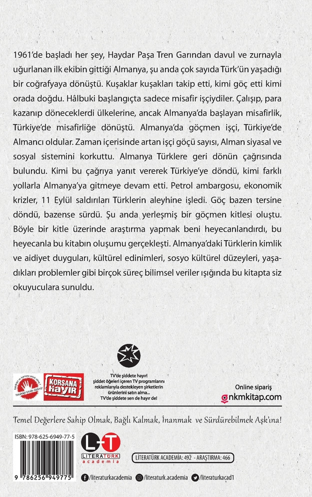 Kültürleşme, Kişilerarası İletişim ve Almanya'daki Türkler
