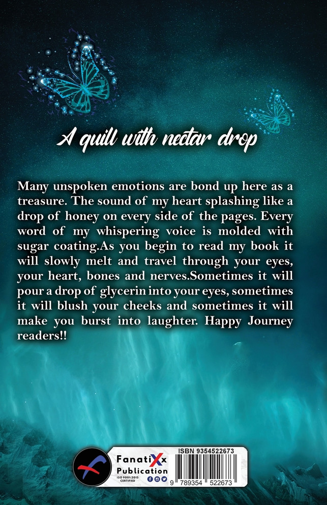A quill with Nectar Drop