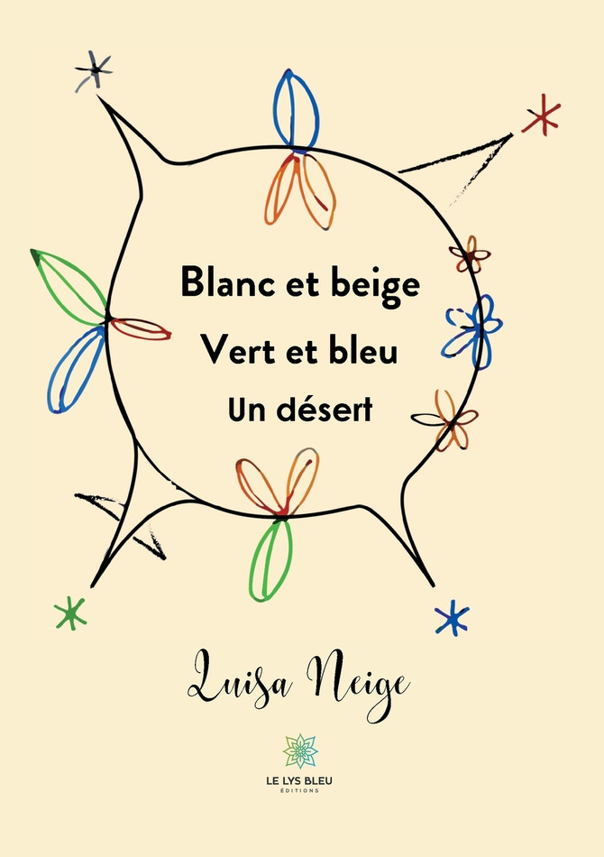 Blanc et beige Vert et bleu Un désert