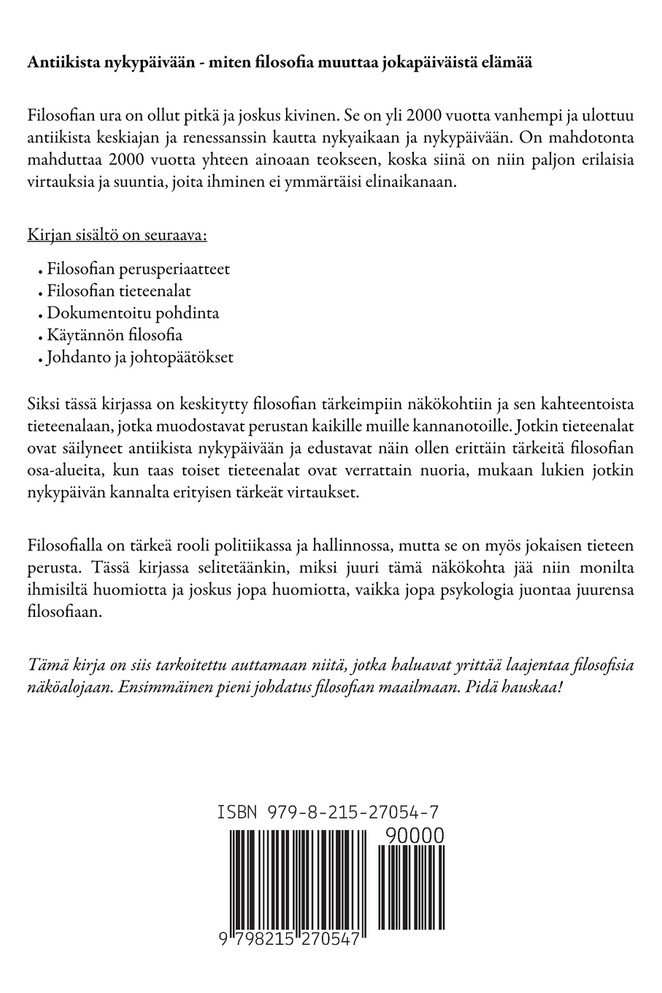 Filosofia Perusteet