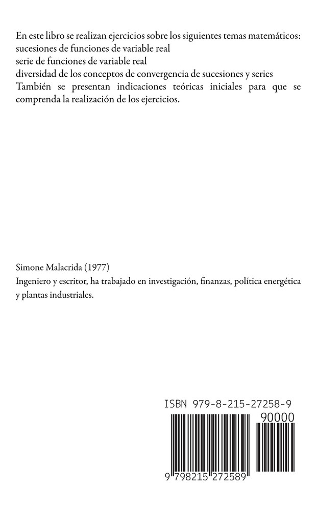 Ejercicios de serie de funciones