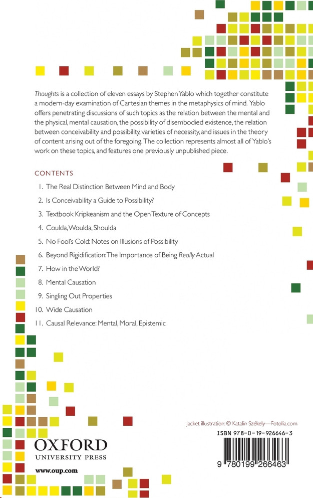 THOUGHTS MIND MEANING & MODALITY C