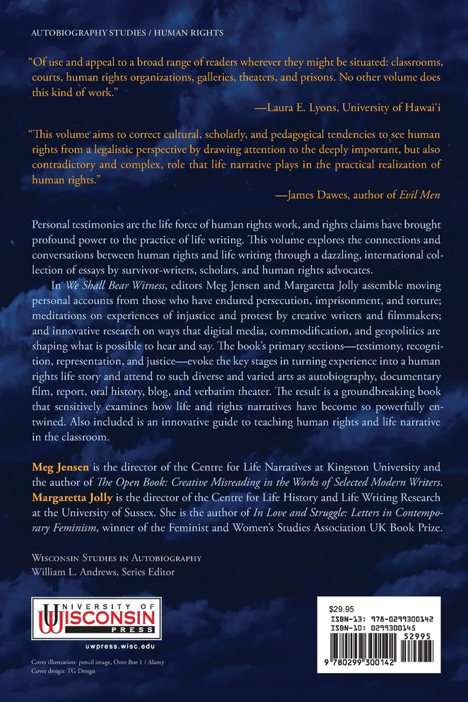 We Shall Bear Witness