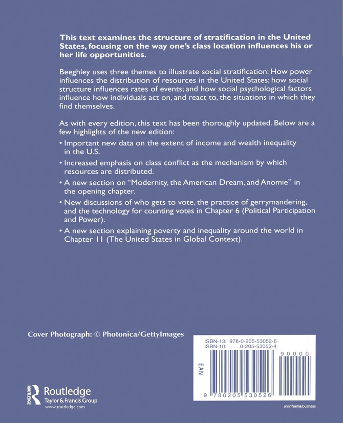 Structure of Social Stratification in the United States